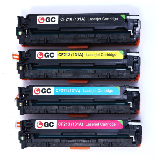GC ORIGINAL LASER COLOR CARTRIDGE 131A / CRG 731 / CF210A/CF211A/CF212A/CF213A (SET OF 4)