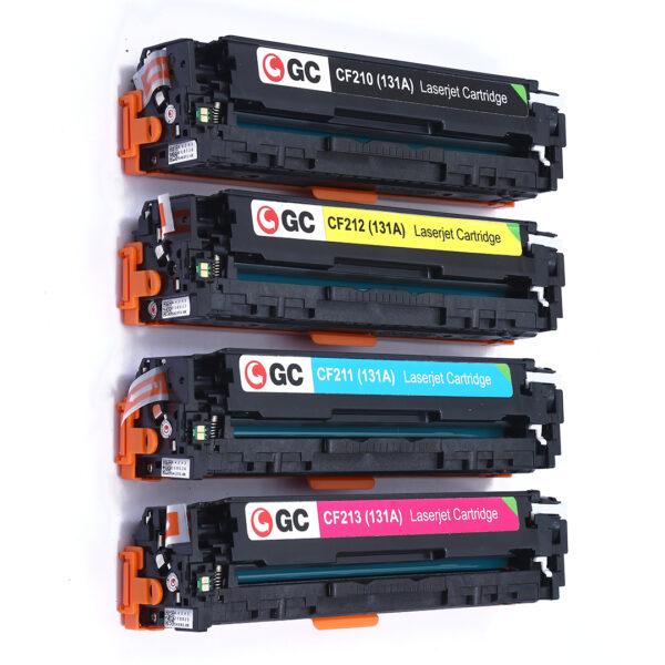 GC ORIGINAL LASER COLOR CARTRIDGE 131A / CRG 731 / CF210A/CF211A/CF212A/CF213A (SET OF 4) - Image 2