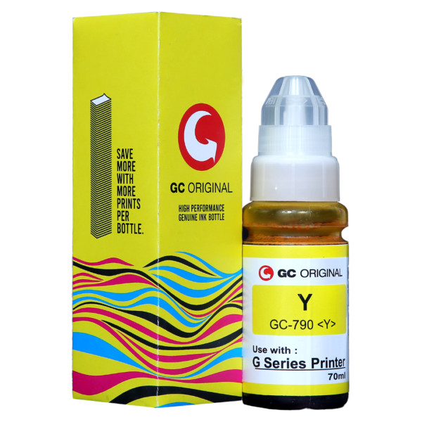 GC ORIGINAL COMPATIBLE INK FOR CANON  790 Ink Bottle (YELLOW)